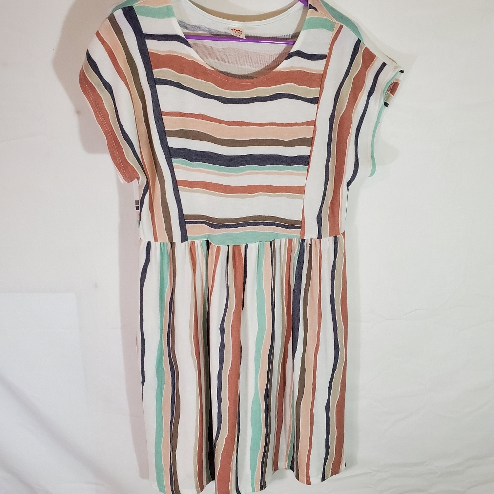 I Heart Joah Striped Dress Size Small